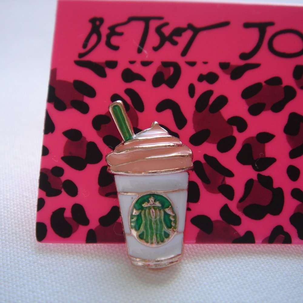 STARBUCKS PINK FRAPPUCCINO EARRINGS
